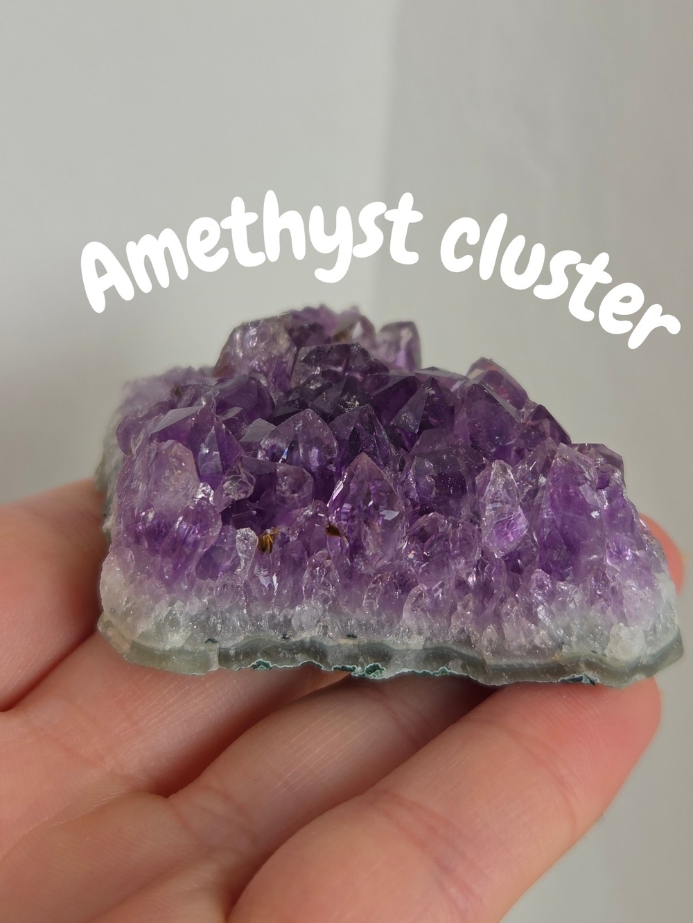 Amethyst Crystal Cluster - Purple Home Accent